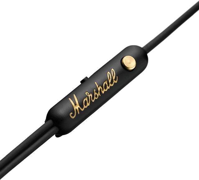 Alt view image 6 of 7 - Marshall Mode EQ Wired in-Ear Headphones - Black and Brass