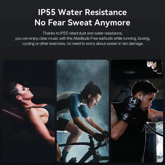 Alt view image 7 of 7 - UMIDIGI Wireless Earbuds,Ablebuds Free Noise Canceling Bluetooth Earbuds, 45dB Active Noise Cancellation,Various Scenarized ANC, AI-Enhanced Calls,Up to 27 Hours Playtime, Bluetooth 5.2 Headphone.