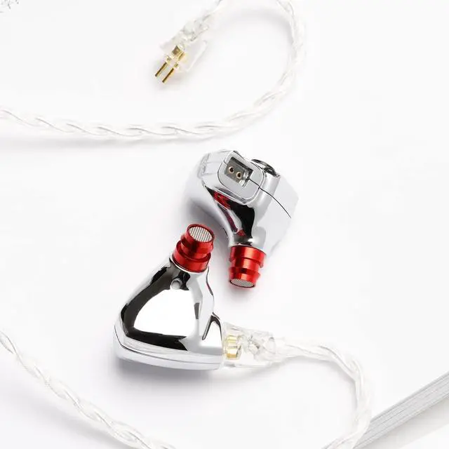 Alt view image 4 of 7 - DUNU Titan S in-Ear Monitors,11mm Dynamic Driver HiFi IEMs Earphones with Powerful Sound (Silver