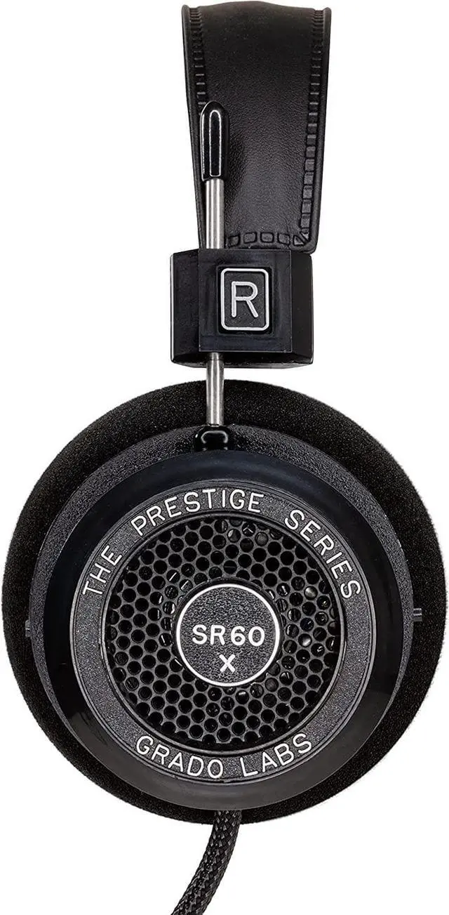 Main image of GRADO SR60x Prestige Series Wired Open-Back Headphones  Dynamic Over-Ear Headphones with 44mm Drivers, Lightweight Build, Hand-Assembled in Brooklyn  Audiophile Sound for Home & Studio