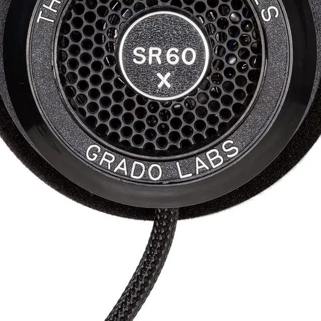 Alt view image 2 of 5 - GRADO SR60x Prestige Series Wired Open-Back Headphones  Dynamic Over-Ear Headphones with 44mm Drivers, Lightweight Build, Hand-Assembled in Brooklyn  Audiophile Sound for Home & Studio