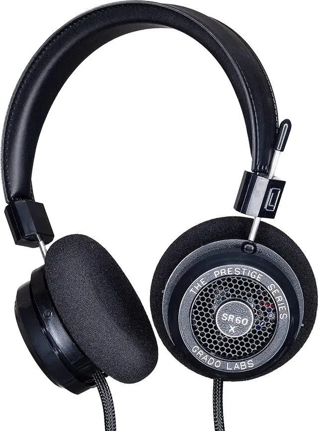 Alt view image 3 of 5 - GRADO SR60x Prestige Series Wired Open-Back Headphones  Dynamic Over-Ear Headphones with 44mm Drivers, Lightweight Build, Hand-Assembled in Brooklyn  Audiophile Sound for Home & Studio