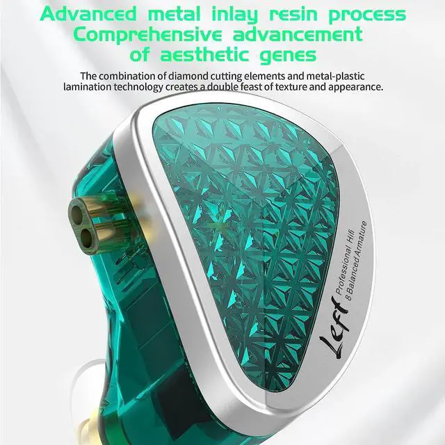 Alt view image 5 of 7 - YINYOO KZ AS16 PRO 16BA IEM in Ear Earphones, High Resolution in-Ear Monitors Headphones Stereo Sound Wired Earbuds Newest Headset (Dark mic)