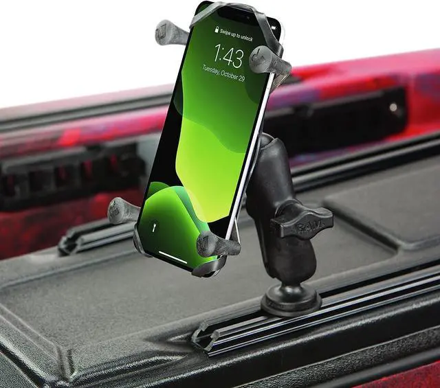 Alt view image 4 of 4 - RAM Mounts RAP-HOL-UN7B-201U X-Grip Phone Holder with Composite Double Socket Arm(Medium) Compatible with RAM B Size 1" Ball Components