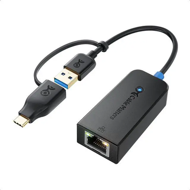 Main image of Cable Matters USB C to 2.5 Gigabit Ethernet Adapter, USB to 2.5 Gigabit Ethernet Adapter, Not Compatible with M2 Macs (2.5g Ethernet to USB, 2.5gbps Ethernet Port) -Compatible with Thunderbolt 4 USB 4
