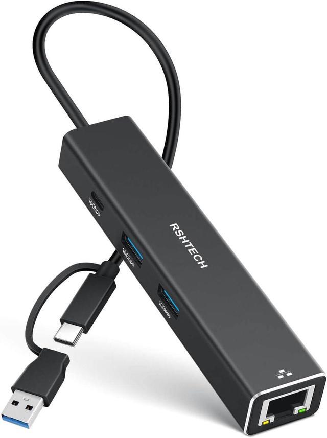 New USB Ethernet USB to RJ45 Hub 10/100M Ethernet Adapter Network