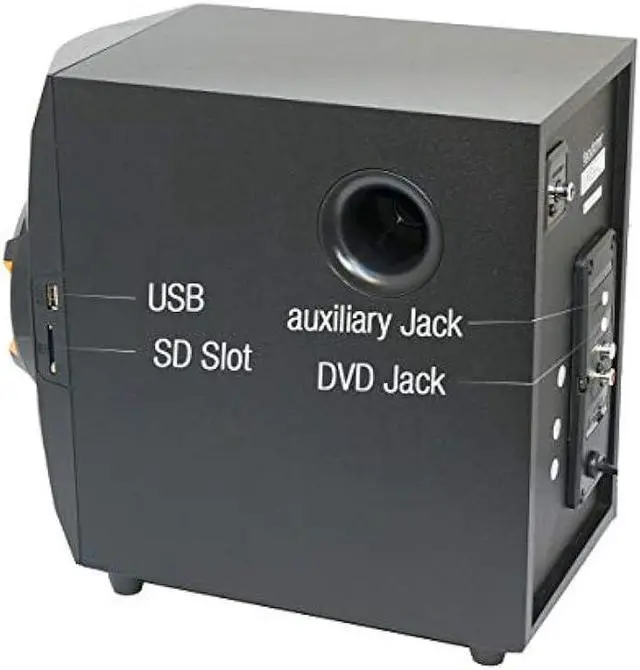 Alt view image 6 of 6 - Boytone BT-324F, 2.1 Bluetooth Powerful Home Theater Speaker Systems, with FM Radio, SD USB Ports, Digital Play Back, 40 Watts, RGB Light, Full Function Remote Control, Smartphone, Tablet