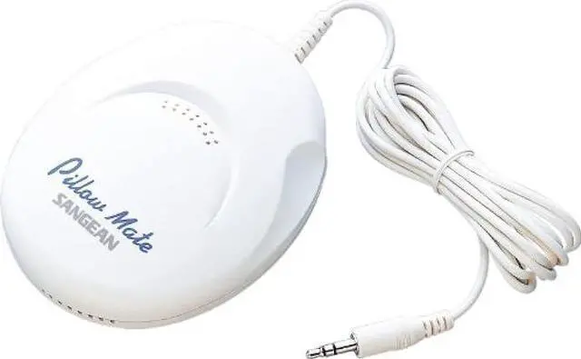 Main image of Sangean America, Inc. PS-100 Pillow 3.5mm Aux Portable Speaker, White, One Size