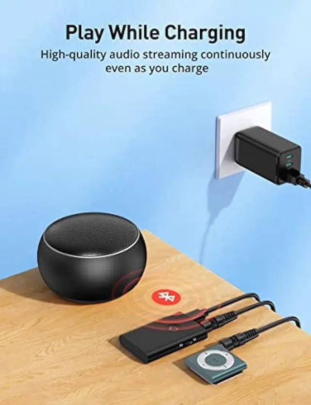 Alt view image 4 of 5 - V5.0 Bluetooth Transmitter Receiver for TV PC, 2-in-1 AUX Audio Adapter, Wireless 3.5mm Bluetooth Adapter for Headphones/Car/Home Stereo/Switch/Speakers, Simultaneously Pair 2 Devices