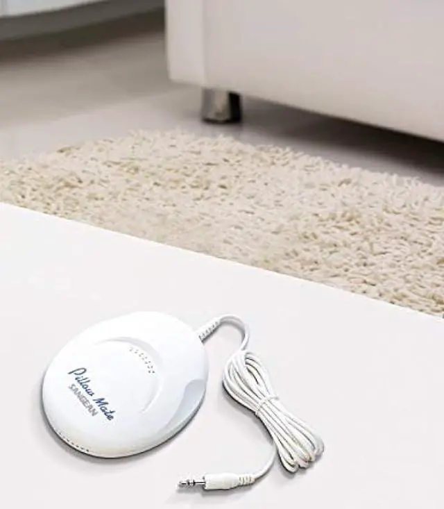 Alt view image 3 of 4 - Sangean America, Inc. PS-100 Pillow 3.5mm Aux Portable Speaker, White, One Size