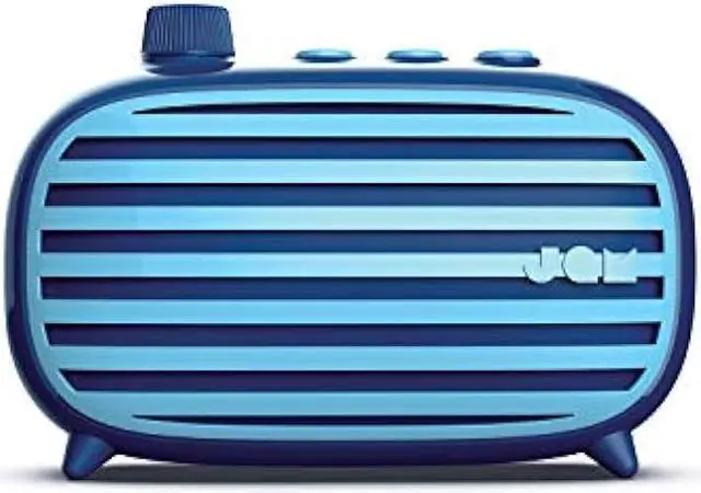 Main image of Jam Retro Classic Blutooth Speaker, 10 Hours Play Time, Aux-in Port, USB Charging, Blue