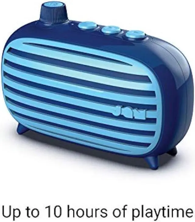 Alt view image 2 of 5 - Jam Retro Classic Blutooth Speaker, 10 Hours Play Time, Aux-in Port, USB Charging, Blue