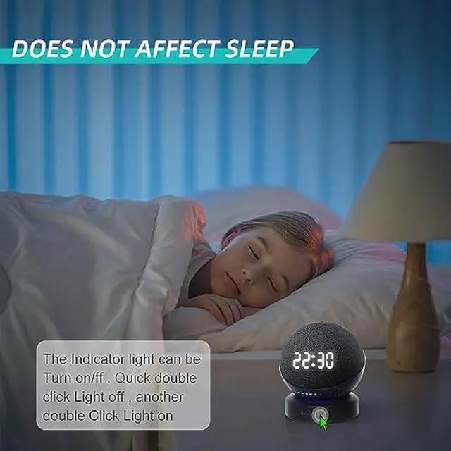 Alt view image 6 of 6 - Battery Base for D0/t 4th & 5th Generation Portable D0/t 5TH Gen and Google Nest WiFi Battery Base Stand, Not Including The Speaker (Black)