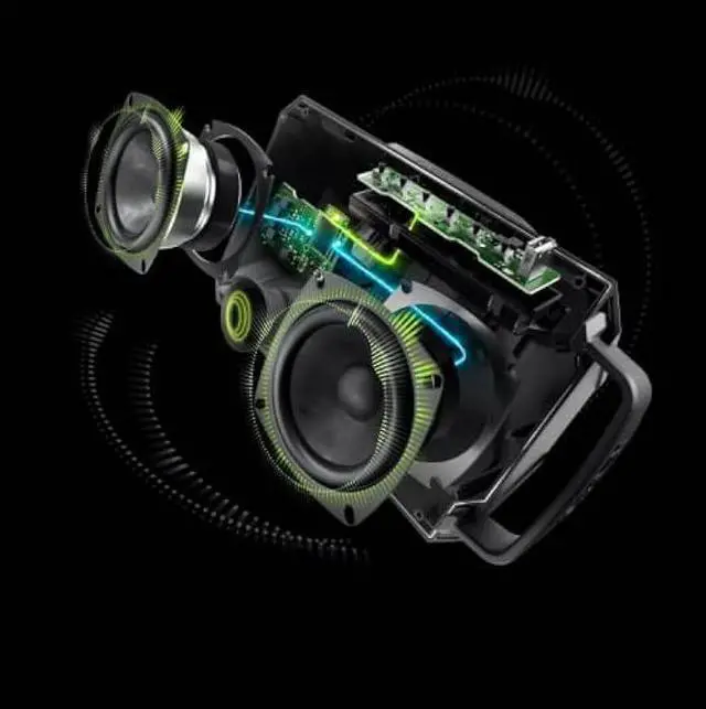 Alt view image 3 of 7 - RYOBI ONE+ 18V Speaker with Bluetooth Wireless Technology with 2.0 Ah Battery and Charger PAD01SB