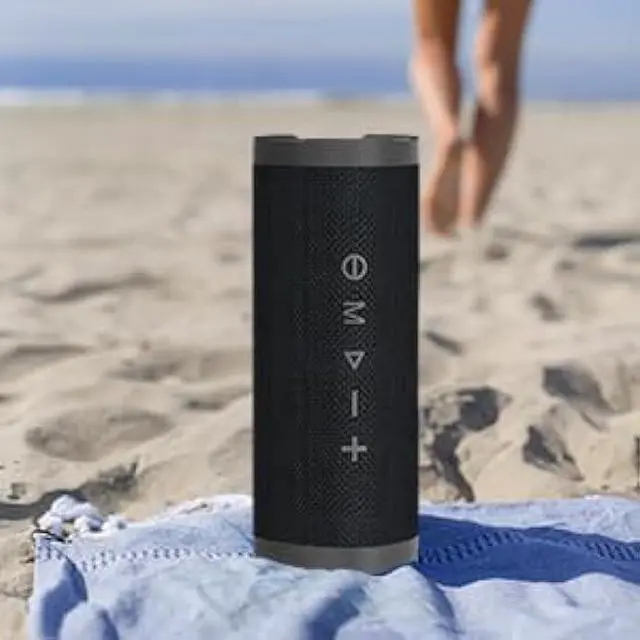 Alt view image 3 of 7 - Vanzon Bluetooth Speakers V40 Portable Wireless Speaker V5.0 with 24W Loud Stereo Sound, TWS, 24H Playtime & IPX7 Waterproof, Suitable for Travel, Home and Outdoors-Black