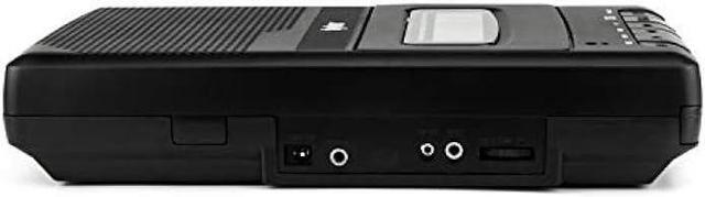 Alt view image 4 of 7 - Tyler TCP-01 Portable Cassette Player and Recorder - Retro Shoebox Style Music Device with Stand-Alone Microphone, Built-in Speaker, and Retractable Handle - Auto Voice Level Control, 120V AC Adapter