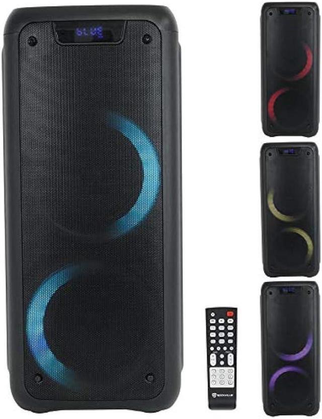 Alt view image 2 of 6 - Rockville (2) Rock Party 6 Dual 6.5 Wireless Linking Battery Powered Speakers