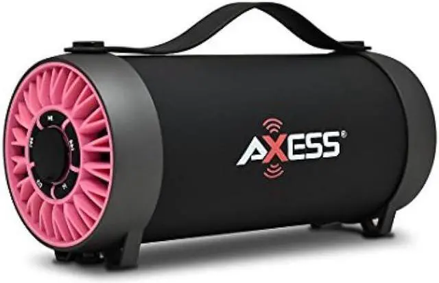 Main image of AXESS SPBT1056 Portable Bluetooth Speaker With Built-In Usb Support, Fm Radio, Line-In Function And Rechargeable Battery, Pink