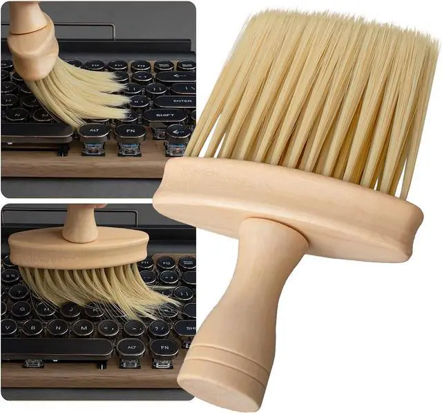 Main image of Keyboard Cleaning Brush Wooden Anti-Static PC Laptop Keyboard Cleaner Track Narrow Space Cleaning Tool