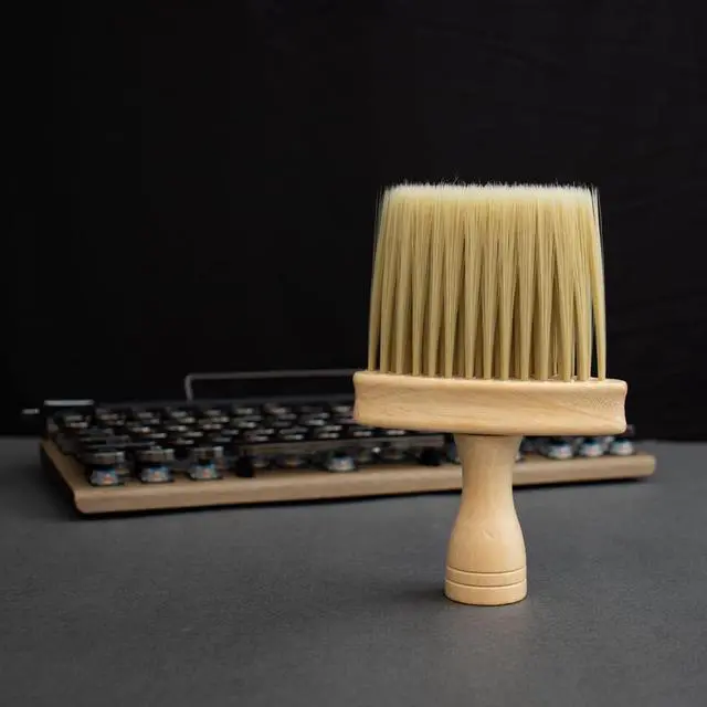 Alt view image 4 of 7 - Keyboard Cleaning Brush Wooden Anti-Static PC Laptop Keyboard Cleaner Track Narrow Space Cleaning Tool