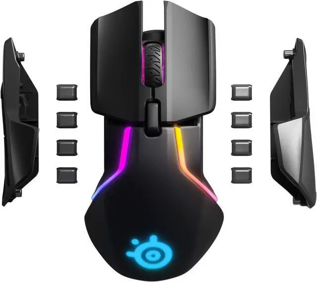 Alt view image 5 of 7 - SteelSeries Rival 650 - Quantum Wireless Gaming Mouse - Rapid Charging Battery - Low 0.05 Lift-Off Distance - 256 Weight Configurations