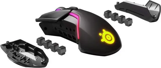 Alt view image 6 of 7 - SteelSeries Rival 650 - Quantum Wireless Gaming Mouse - Rapid Charging Battery - Low 0.05 Lift-Off Distance - 256 Weight Configurations