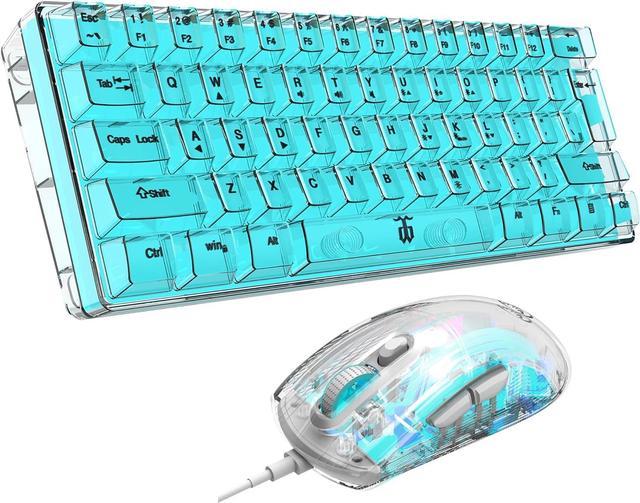 Ripley - SNPURDIRI TECLADO PARA JUEGOS DEL 60% % TECLADO ERGONÓMICO PEQUEÑO  PARA JUEGOS TECLADO RETROILUMINADO RGB COMPACTO SIL