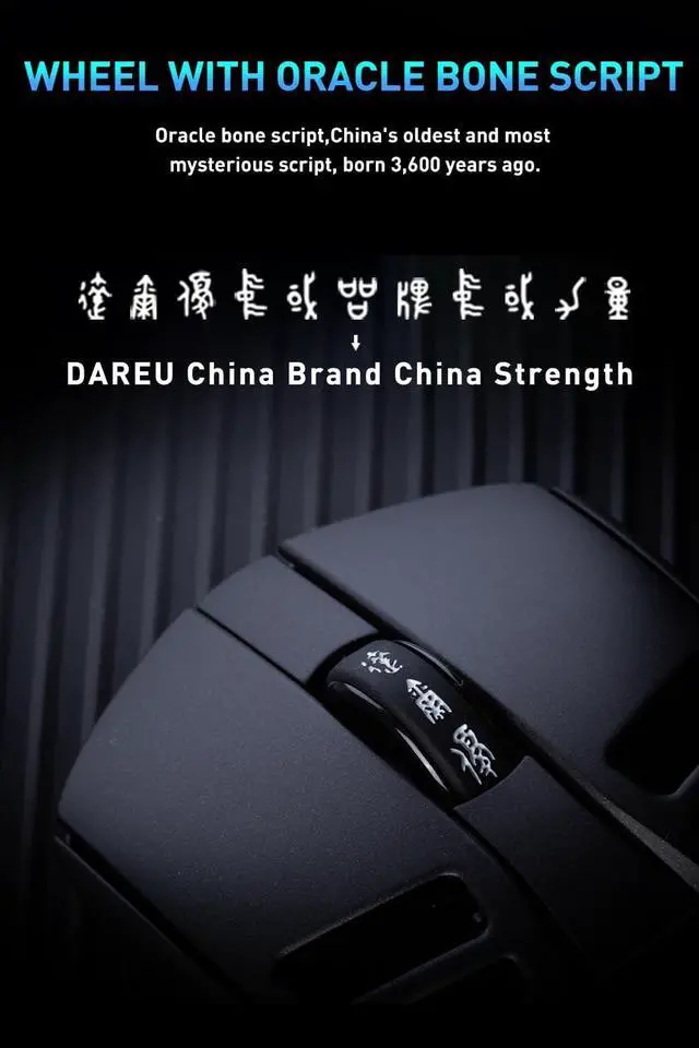 Alt view image 6 of 7 - DAREU A950pro Al-Mg Alloy 4K Wireless Gaming Mouse:55g Ultra-Lightweight,Magnalium Shell,PAW3395 26K DPI Sensor,15min Fast-Charging,5 Programmable Buttons,Tri-Mode Connectivity