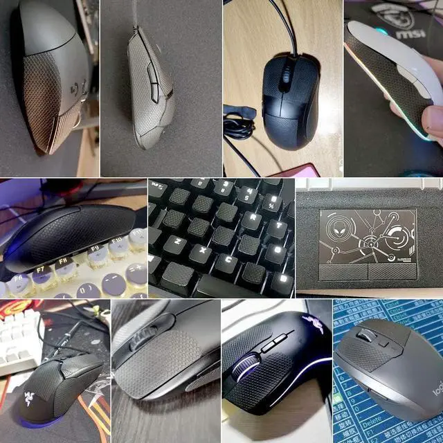 Alt view image 7 of 7 - Hotline Games 2.0 DIY Version Mouse Anti Slip Grip Tape for Gaming Mouse Skins,Sweat Resistant,Cut to Fit,Easy to Apply,Professional Mice Upgrade Kit