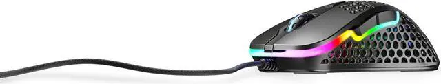 Main image of Xtrfy M4 RGB Ultra-Light Gaming Mouse, Unique Right-Handed Design, Pixart 3389 Sensor, EZcord® - Black