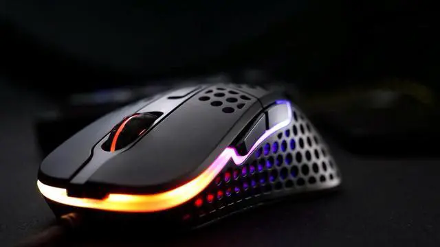 Alt view image 5 of 6 - Xtrfy M4 RGB Ultra-Light Gaming Mouse, Unique Right-Handed Design, Pixart 3389 Sensor, EZcord® - Black