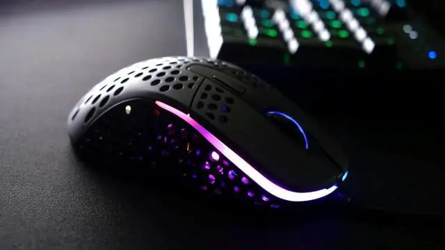 Alt view image 6 of 6 - Xtrfy M4 RGB Ultra-Light Gaming Mouse, Unique Right-Handed Design, Pixart 3389 Sensor, EZcord® - Black