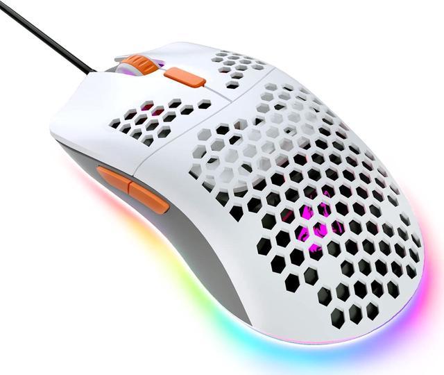 Wired Gaming Mouse Adjustable DPI Honeycomb Shell Mice For PC