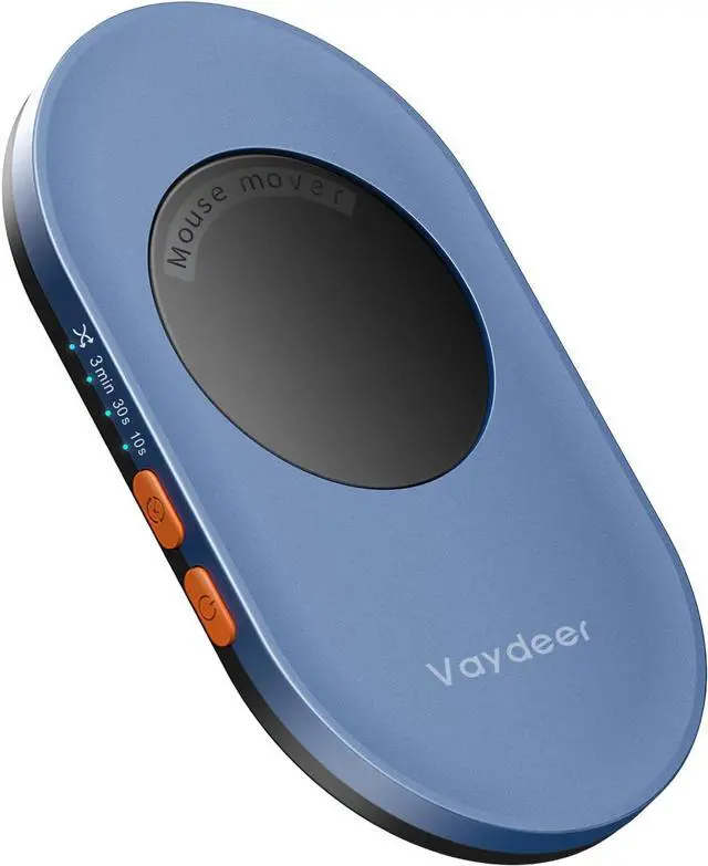 Main image of Vaydeer Ultra Slim Mouse Mover, Air 3 Mouse Jiggler with Adjustable Interval Timer, Undetectable & Noiseless, Simulates Realistic Mouse Movement, Driver-Free for Keeping The PC Active and Secure