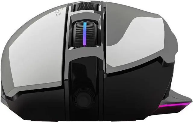Alt view image 7 of 7 - Bloody Gaming W70 Max Gaming Mouse 10,000 CPI 250 IPS RGB Gaming Mouse Panda White