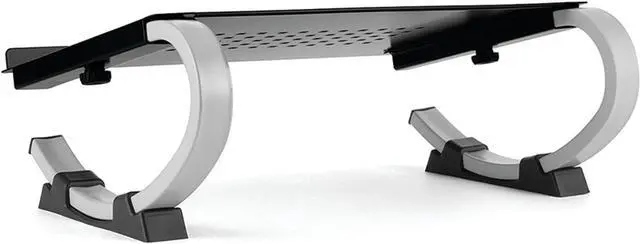 Alt view image 5 of 7 - Allsop Redmond Adjustable Laptop Stand, Vented Curved Sturdy Metal Ergonomic Riser