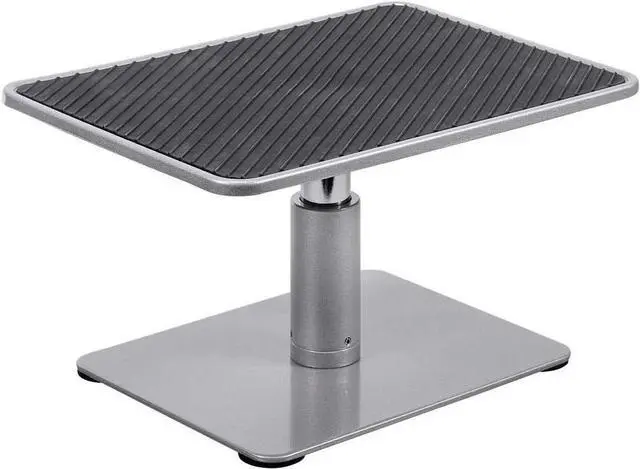 Alt view image 2 of 6 - Monoprice Universal Monitor Riser Stand - Raises Monitors 4.6 to 6.5 Inches, Silver Finish - Workstream Collection