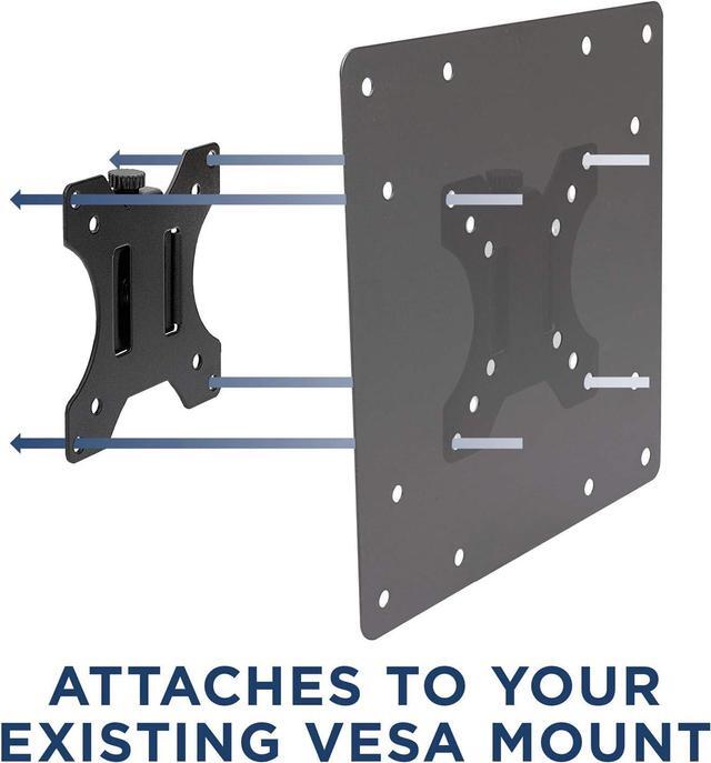 Alt view image 3 of 7 - Mount-It! VESA Mount Adapter Plate - Monitor and TV Mount Extender Conversion Kit Allows 75x75, 100x100 to Fit Up to 200x200 and 200x100 mm Patterns, Heavy-Gauge Steel, Hardware Included