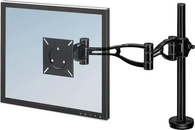 Main image of Fellowes 8041601 Professional Series Adjustable Depth Computer Monitor Stand for Desk with Single Monitor Arm, 30 Inch Monitor Capacity