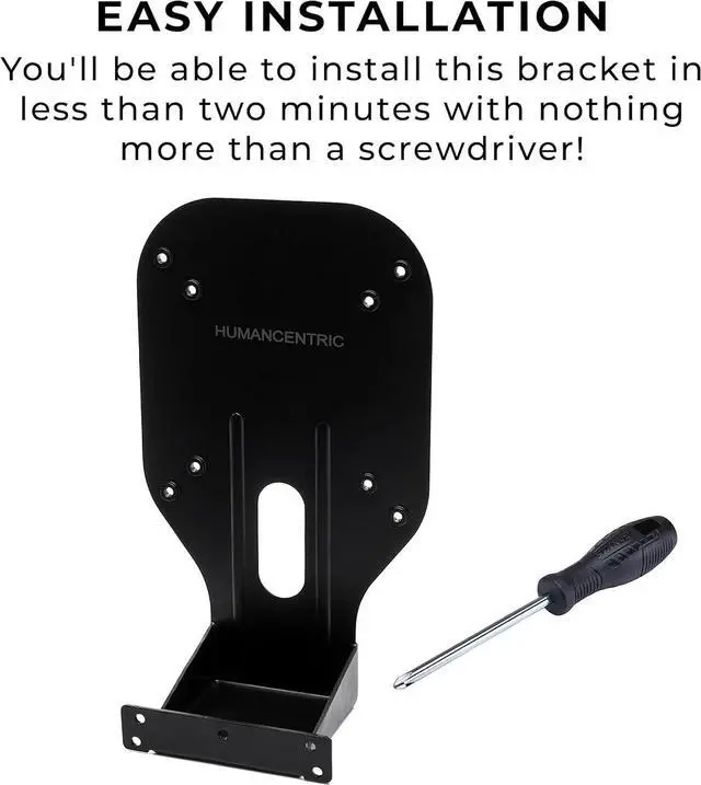Alt view image 3 of 6 - HumanCentricVESA Mount Adapter Bracket for HP Monitors 2011x, 2211x, 2311x, 2511x, 2711x (V3)