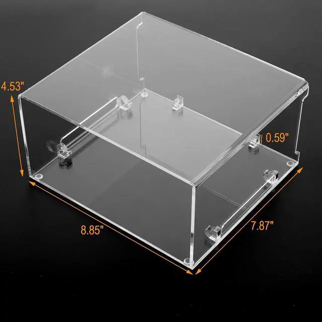 Alt view image 5 of 7 - Acrylic Desktop Stand for Apple Mac Studio, Stand Holder Compatible with Mac Studio M1, Mac mini M1 M2 2010-2023 (Clear)