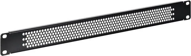Alt view image 4 of 5 - Blank Rack Mount Panel Spacer with Venting for 19-Inch Server Network Rack Enclosure Cabinet (1U)
