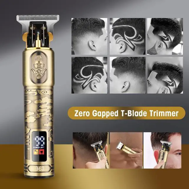 Alt view image 5 of 7 - Hair Clippers for Men & Electric Razor Shavers Set,Cordless Hair/Beard Trimmers Grooming Kit,Hair Liners Clippers for Hair Cutting Barbers Supplies,LCD Display 2 Foil Head