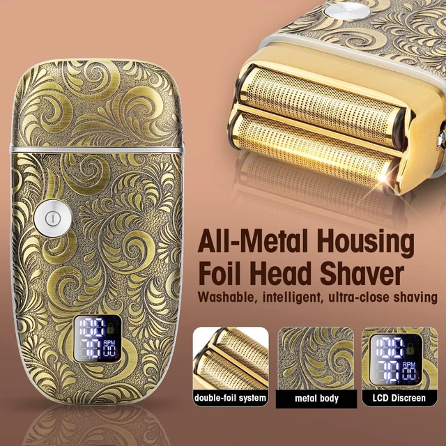 Alt view image 3 of 7 - Foil Shavers for Men Electric Razor, Body Trimmer and Clippers for Men, Mens Grooming Kits with LED Display, Waterproof