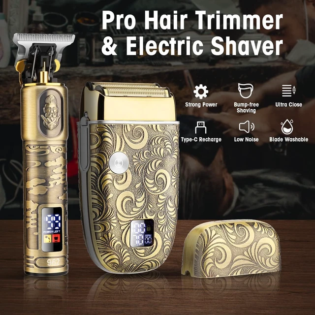 Alt view image 7 of 7 - Foil Shavers for Men Electric Razor, Body Trimmer and Clippers for Men, Mens Grooming Kits with LED Display, Waterproof