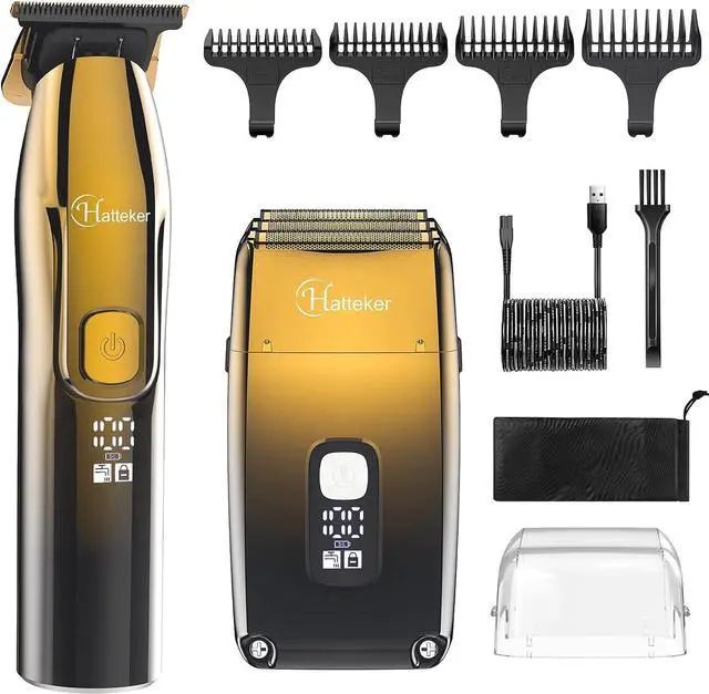 Main image of Hatteker Foil Shaver Bald Head Shaver Electric Shaver Razor for Men Precision Trimmer Beard Clipper Triple Blades Waterproof Cordless