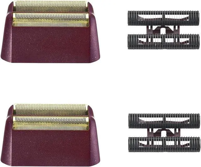 Main image of Professional 5 Star Series Finale Shaver Replacement Foil and Cutter Bar Assembly Compatible with wahl Shaver Foil 7031-100, 7043-100 Super Close Shaving Replacement HeadsRed,2 PACK