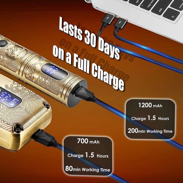 Alt view image 4 of 7 - VGR Gifts for him Hair Trimmer & Electric Razor for Men, Foil Shaver, Beard Trimmer, T Liners Barber Kit, Mens Grooming Kit with Triple Blades Waterproof Cordless