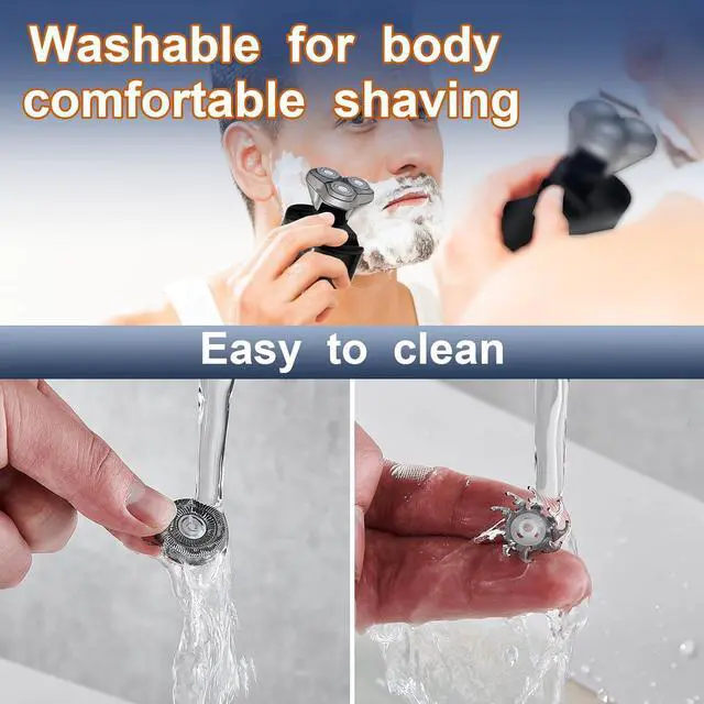 Alt view image 4 of 5 - 12Pcs Shaver Replacement Blades, Compatible with Skull Pitbull Shaver Gold/Silver/Platinum PRO, Super Close Shaving Heads.