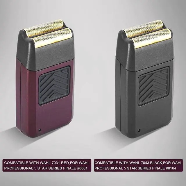 Alt view image 5 of 6 - 4 Pack Professional 5 Star Series Finale Shaver Replacement Foil and Cutter Bar Assembly Compatible with wahl Shaver Foil 7031-100, 7043-100 Super Close Shaving Replacement Heads (7043-4PCS)